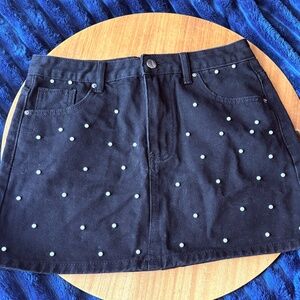 SHEIN pearl mini skirt
